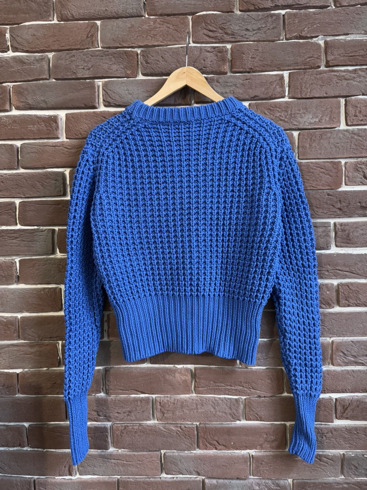 Acne Studios Acne Studios LIA SOLID BLUE Small Sweater Knit Luxury Casual Size S / US 4 / IT 40 - 2 Thumbnail
