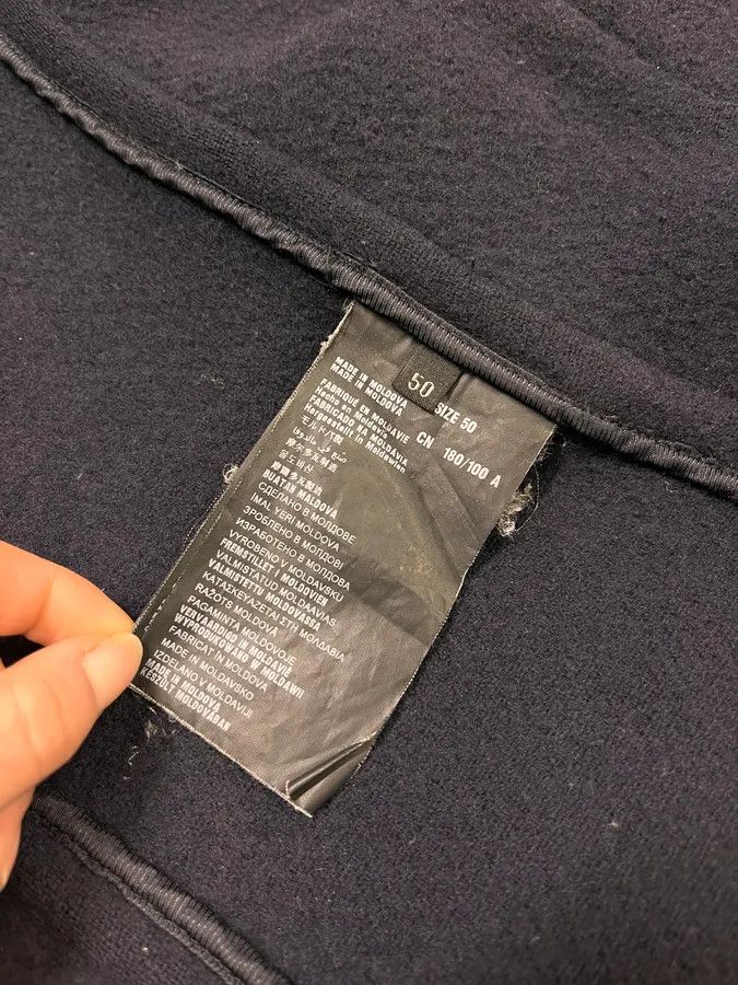 Prada 2000s Prada Navy Wool Horne Buckle Mongolian Hooded Jacket Size US S / EU 44-46 / 1 - 10 Thumbnail