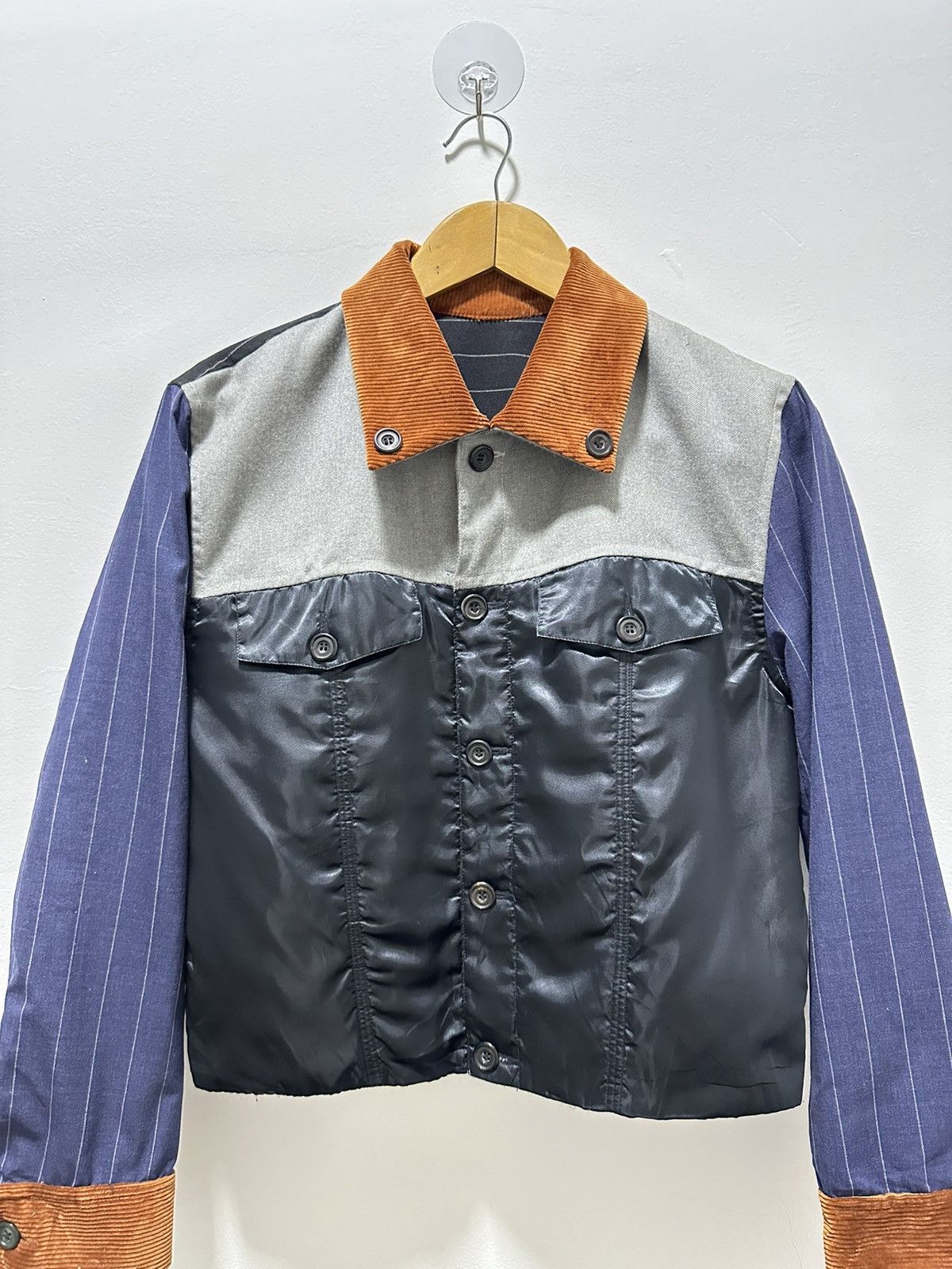 Issey Miyake Vintage Issey Miyake Cropped Top Jacket Design Nice Design Size US M / EU 48-50 / 2 - 6 Thumbnail