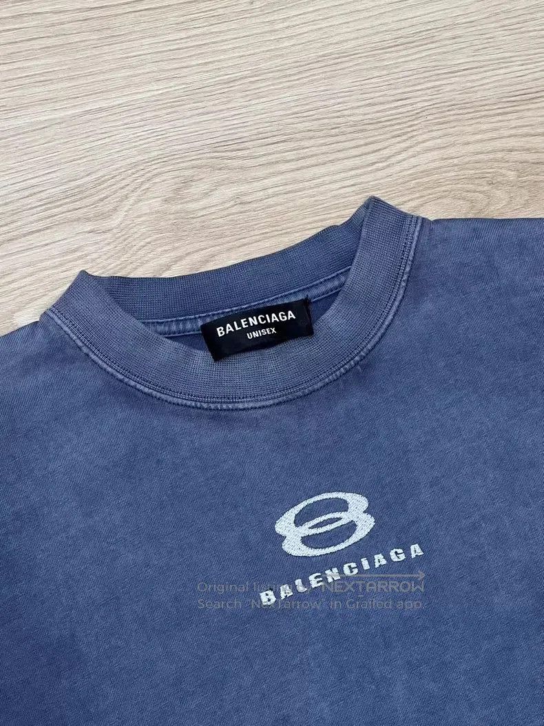 Balenciaga Balenciaga Logo Embroidered Short Sleeve Tee. Size US XS / EU 42 / 0 - 2 Thumbnail