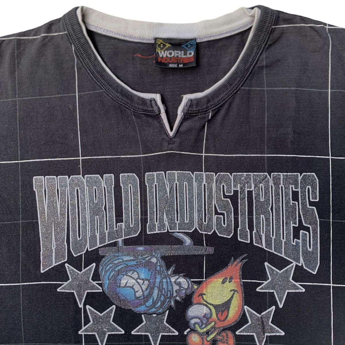 1999 World Industries Flame Boy Wet Willy Skate Tee - Size M