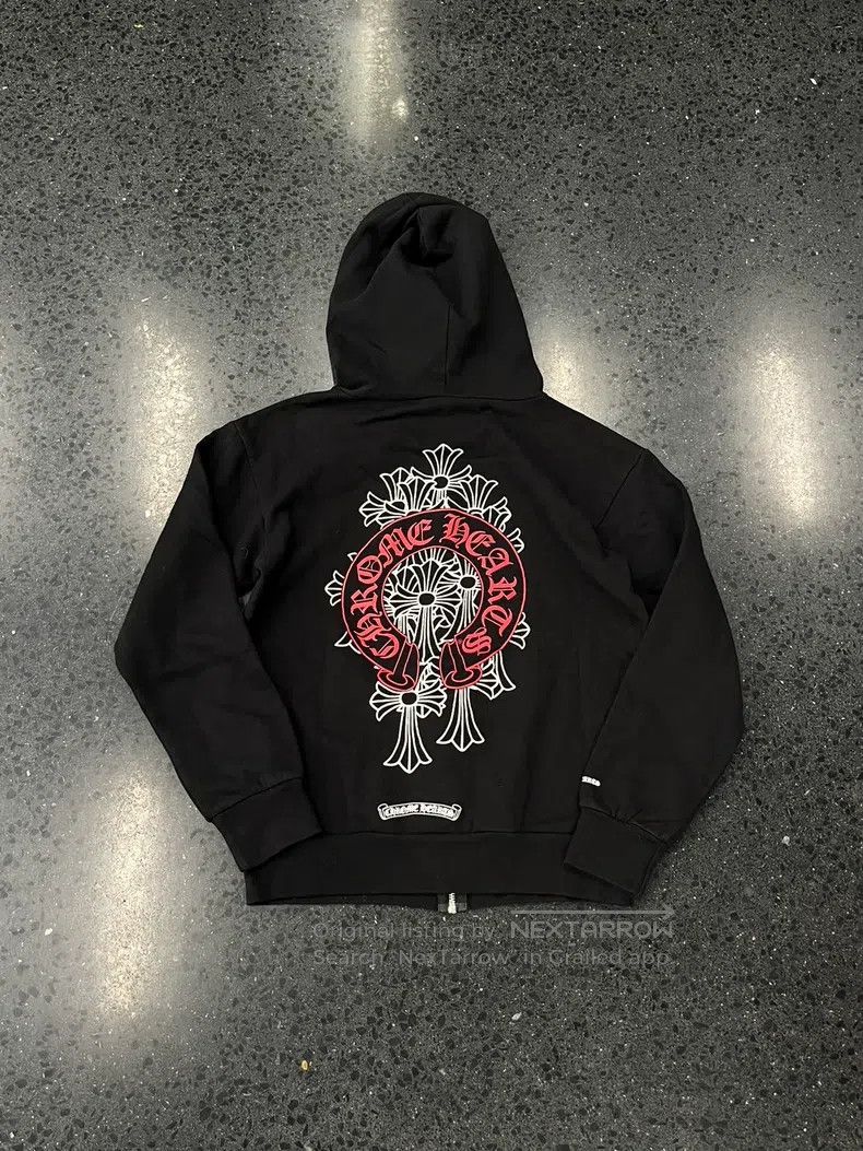 Chrome Hearts CHROME HEARTS Size S Black zip-up hoodie Size US S / EU 44-46 / 1 - 2 Thumbnail