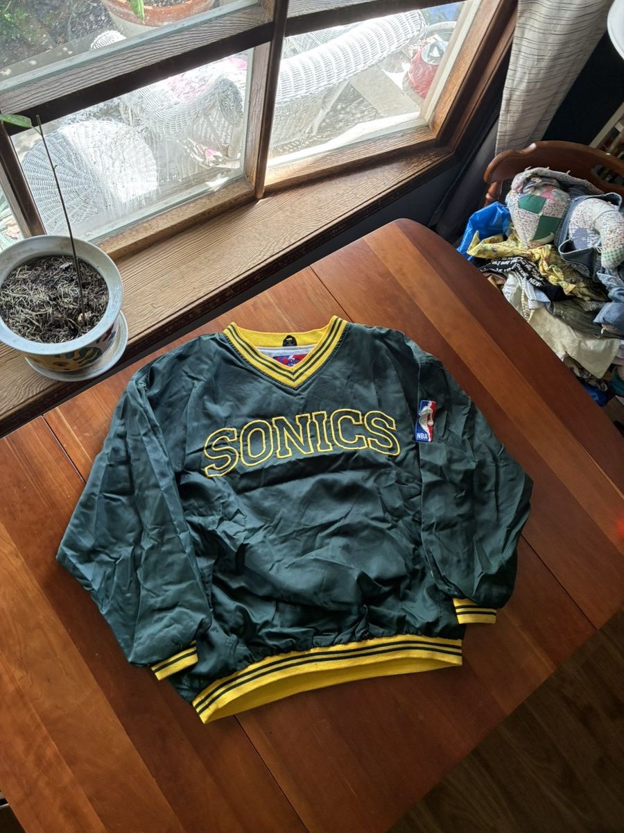 Pro Player Vintage 90s Seattle Super Sonics pullover Size US L / EU 52-54 / 3 - 2 Thumbnail