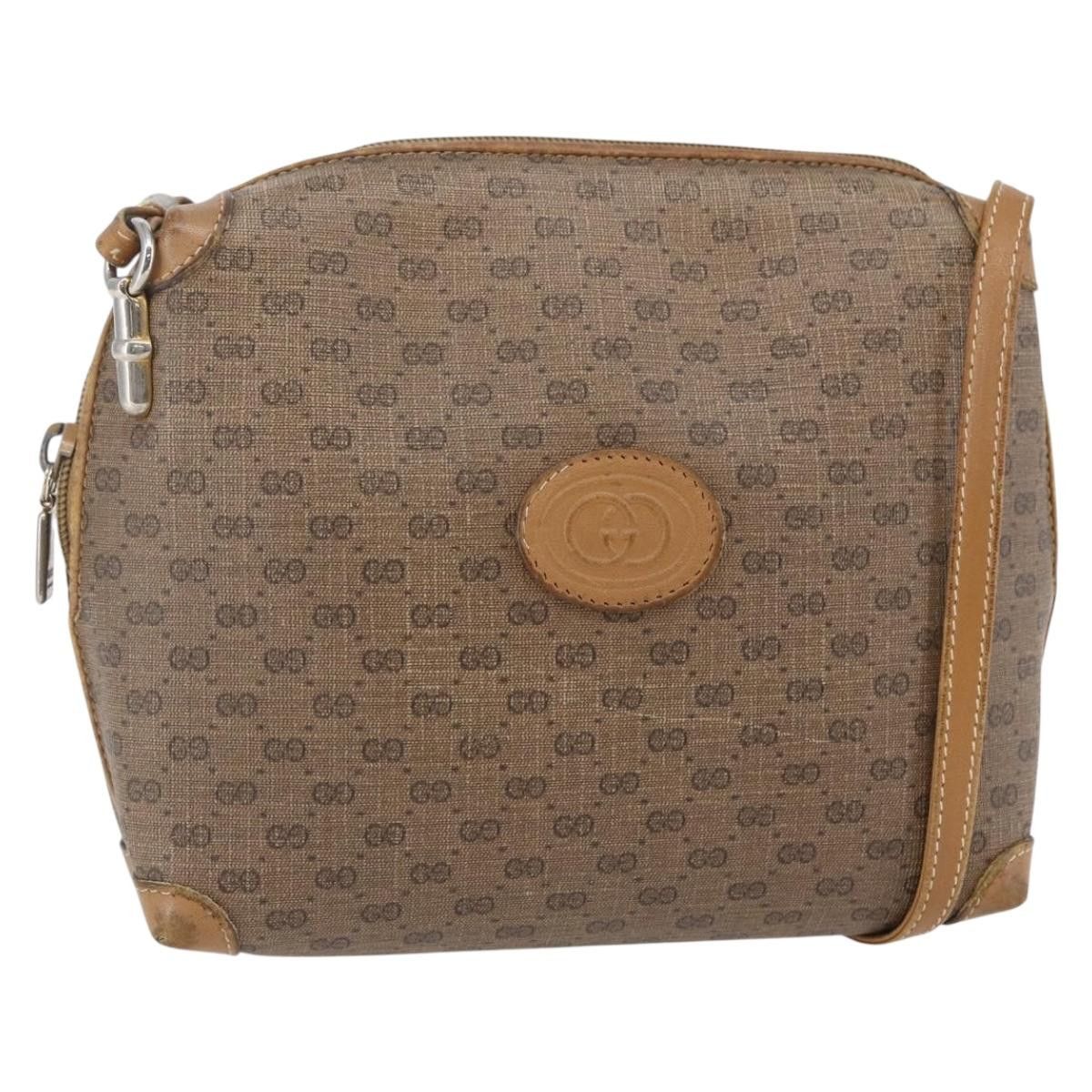 Gucci GUCCI Micro GG Supreme Shoulder Bag Pvc Brown Gold 007 104 Size ONE SIZE - 1 Thumbnail