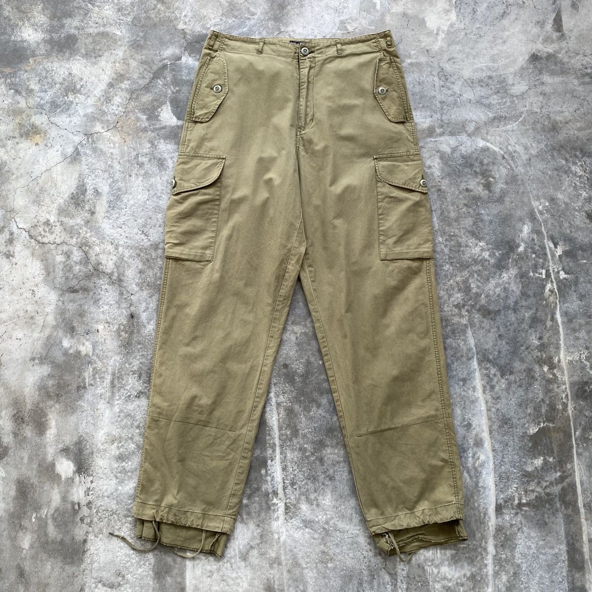 Japanese Brand Militaire Cargo Baggy Paracute Pants w34 Size US 35 - 1 Thumbnail