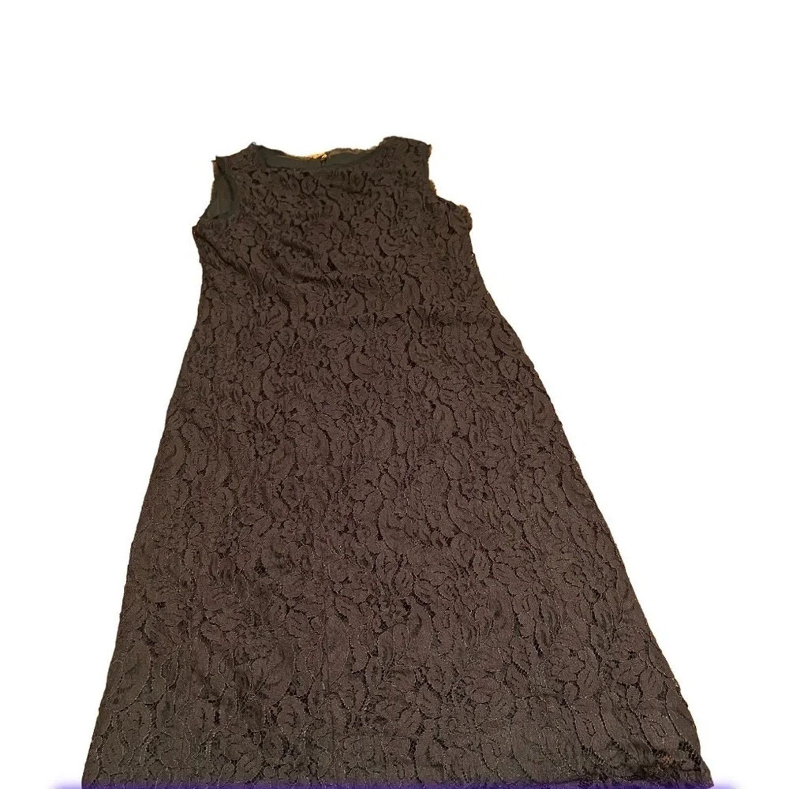 Talbots Talbots little black lace overlay dress, size 8 Size M / US 6-8 / IT 42-44 - 2 Thumbnail