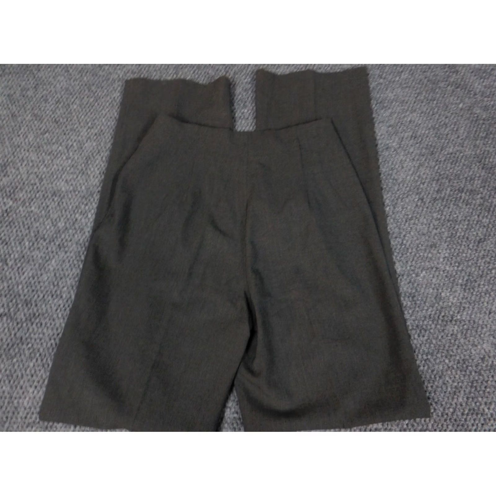 Banana Republic Banana Republic Womens Pants 2 Gray Straight Stretch Wool Pants, Gray, Regular, 31in Inseam, Zipper, Knit, Chino, Casual, Women, Vintage: No Size 26" / US 2 / IT 38 - 5 Thumbnail
