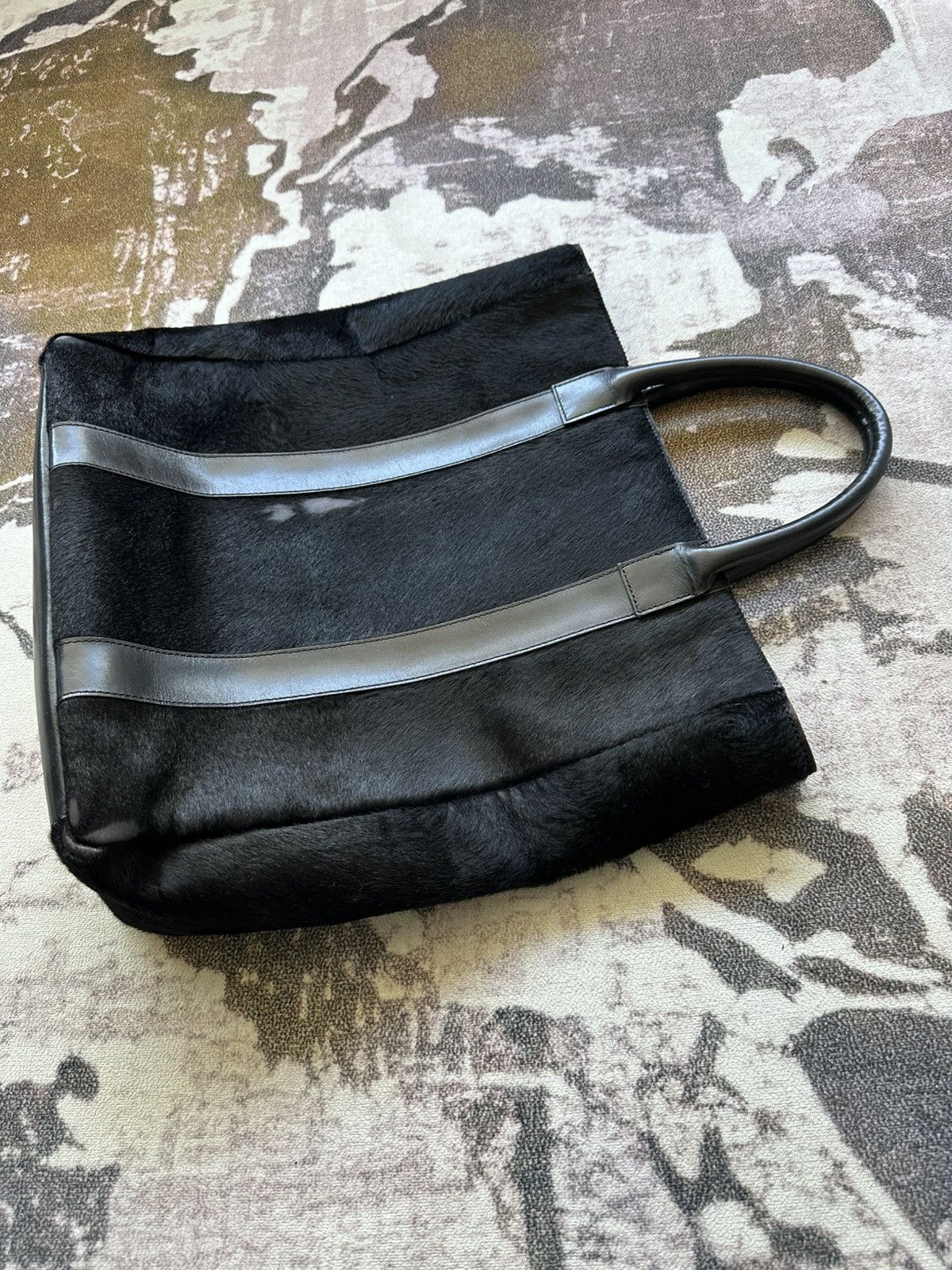 KEITAMARUYAMA 00’s Keita Maruyama pony hair leather tote bag Size ONE SIZE - 2 Thumbnail