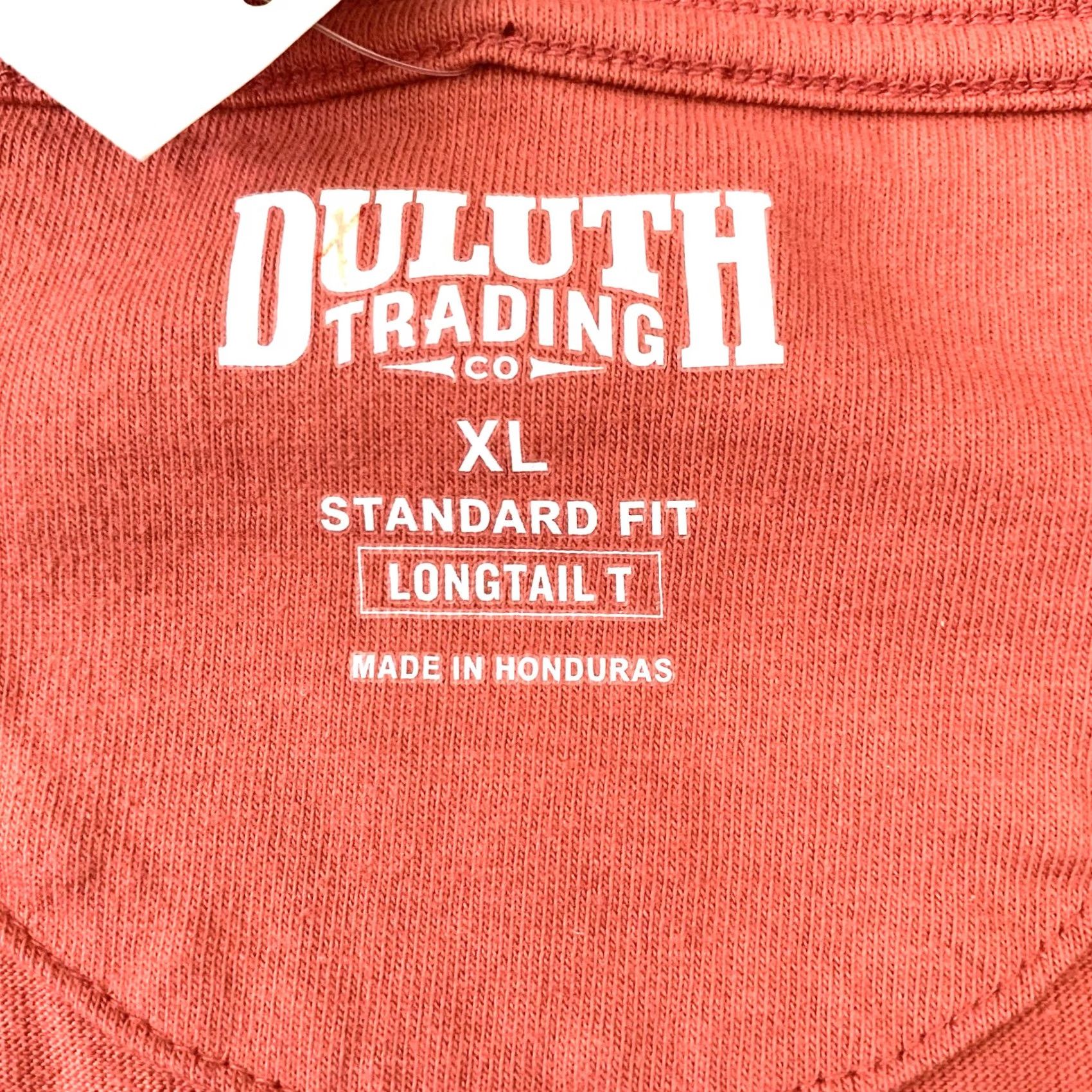 Duluth Trading Company Duluth Trading Longtail Pocket T-Shirt Mens XL Red 100% Cotton Short Sleeve Crew Neck Easy Care Pocketed All Seasons Regular Fit Tee Size US XL / EU 56 / 4 - 2 Thumbnail