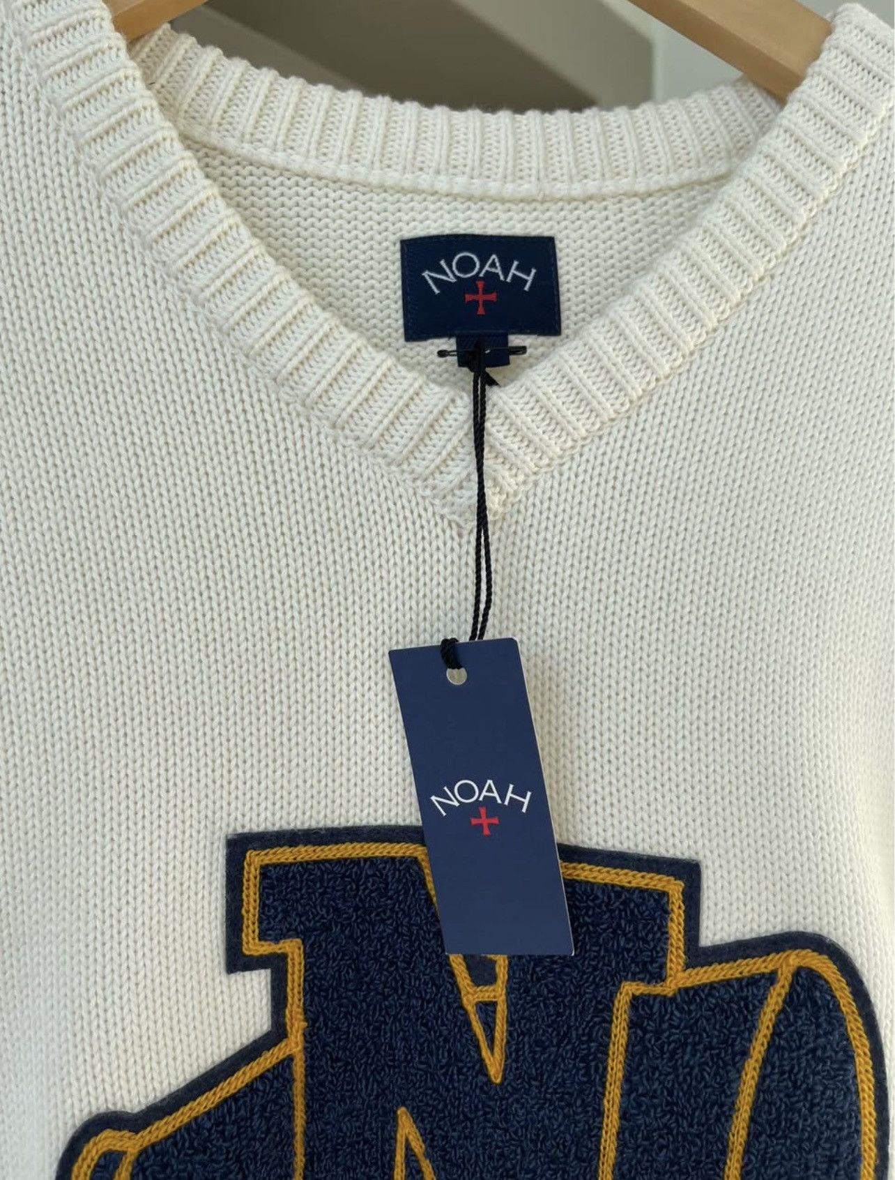Noah Noah varsity rally sweater knitwear Size US L / EU 52-54 / 3 - 2 Thumbnail