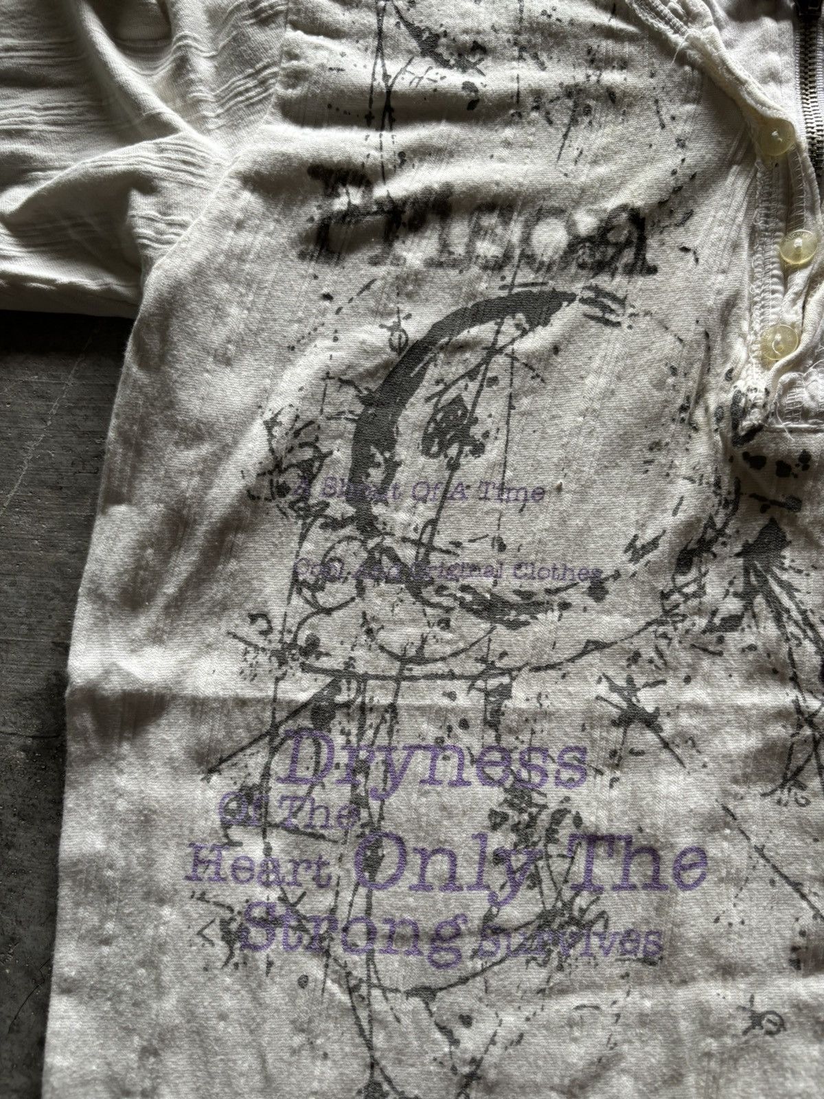 In The Attic IN THE ATTIC y2k rare poem prison society distressed goth Size US M / EU 48-50 / 2 - 9 Thumbnail