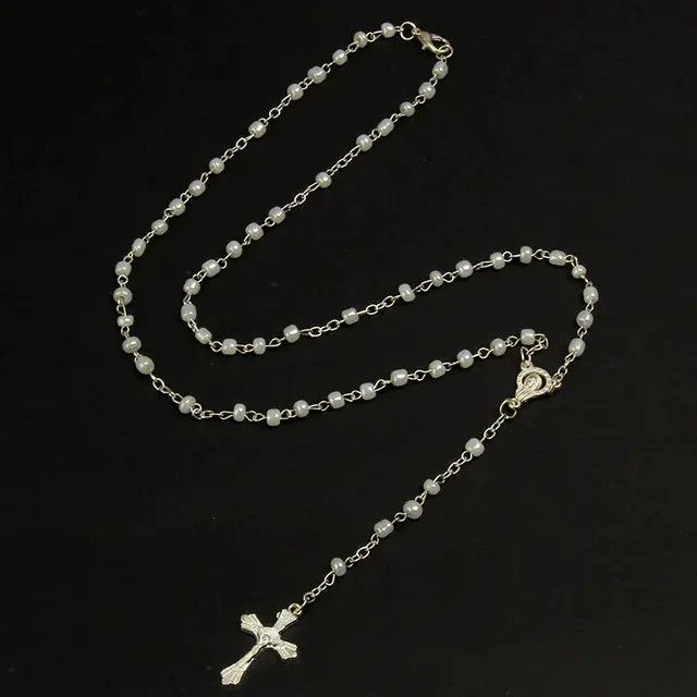 Designer × Japanese Brand × Vintage Vintage cross chains pendent chain Size US 32 / EU 48 - 3 Thumbnail