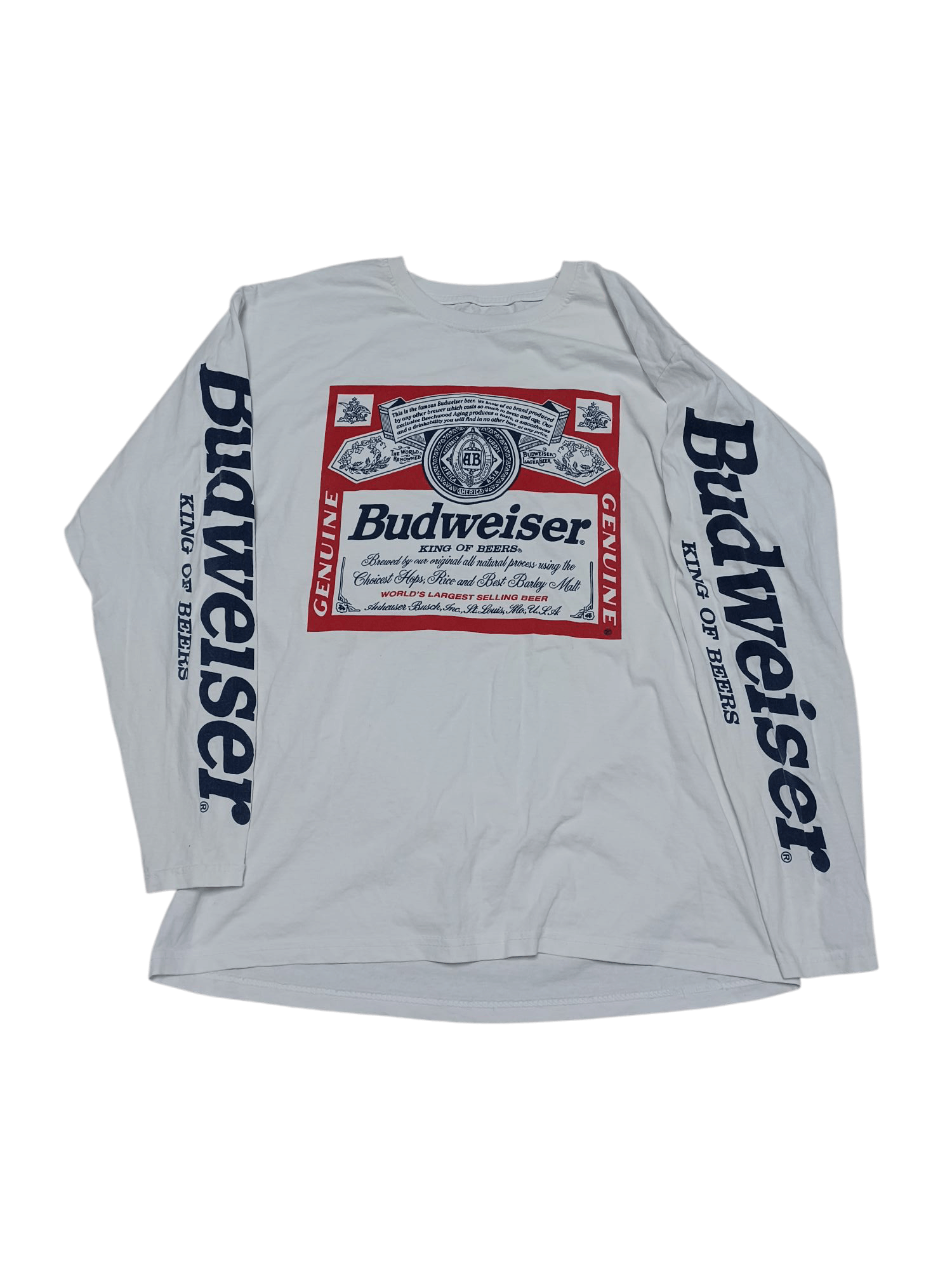 Budweiser BUDWEISER BIGLOGO VINTAGE FIRE LONG SLEEVE TEE Size US M / EU 48-50 / 2 - 1 Thumbnail