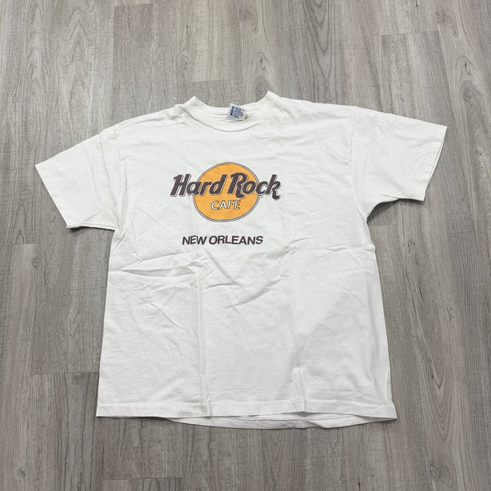 Vintage Vintage Hard Rock Cafe New Orleans Men's XL White Size US XL / EU 56 / 4 - 1 Thumbnail