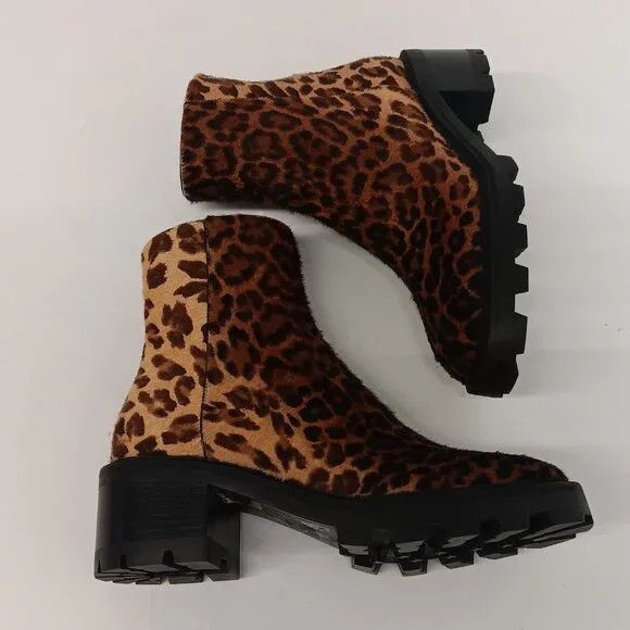 Jimmy Choo Jimmy Choo Mava Leopard-Print Fur Ankle Boots - EU36/US6 Size US 6.5 / IT 36.5 - 4 Thumbnail