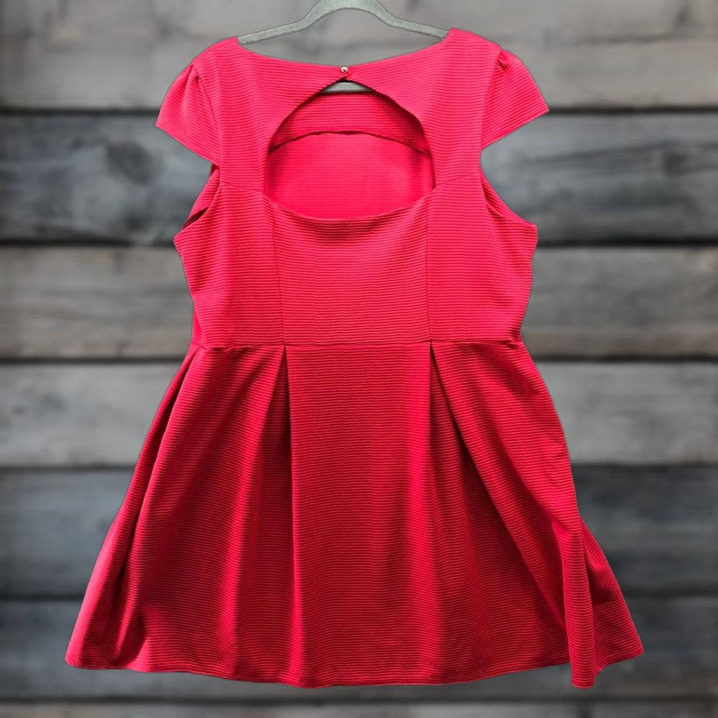 Vintage Dorothy Perkins Pink Dress Cap Sleeve A-Line Formal Party 18 Plus Womens Pink Knee Length Modern Style 90s? Size XXL / US 16-18 / IT 52-54 - 1 Thumbnail