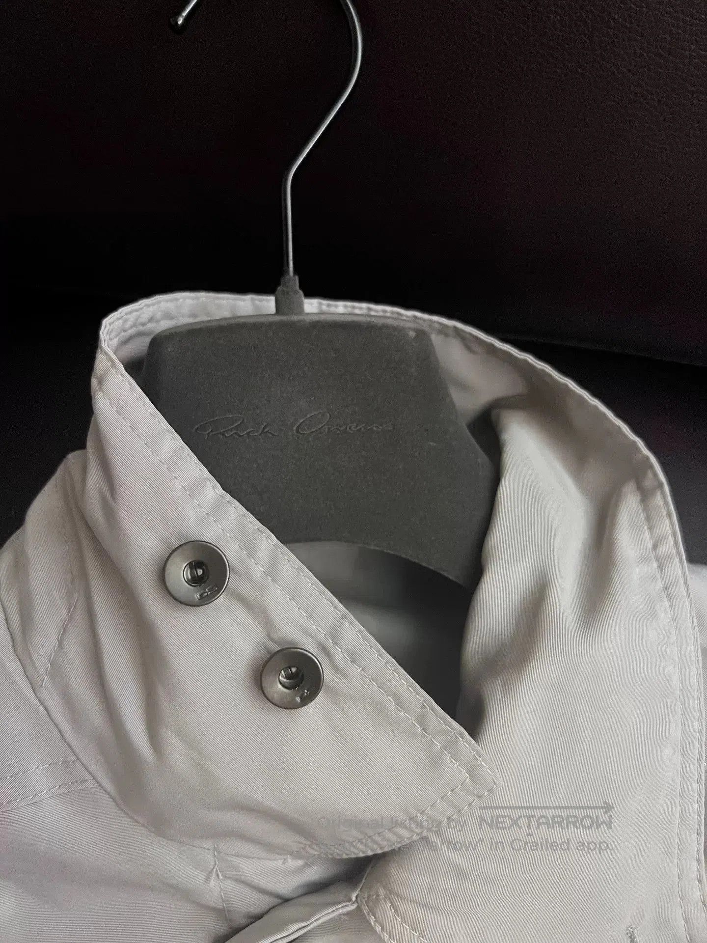 Rick Owens Rick Owens Asymmetrical Neck Nylon Jacket. Size US XL / EU 56 / 4 - 4 Thumbnail