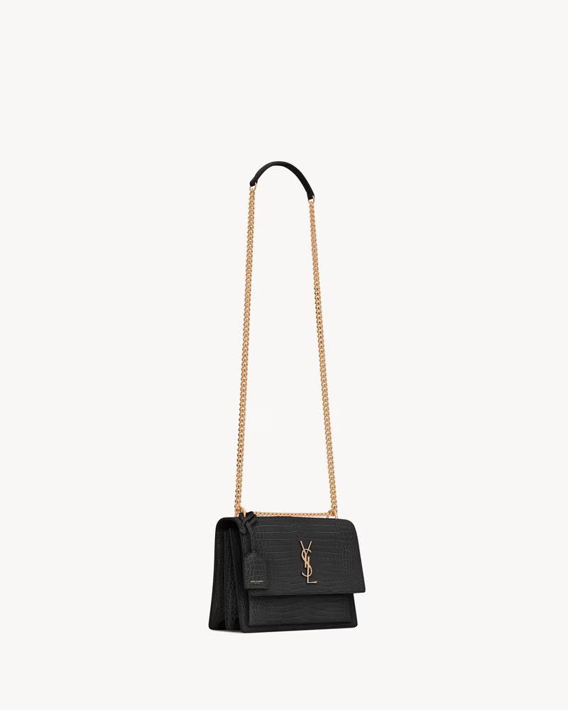 Saint Laurent Paris o1b1hav110125 Size: OS / Large Shoulder Bag Leather in Black Size ONE SIZE - 7 Thumbnail