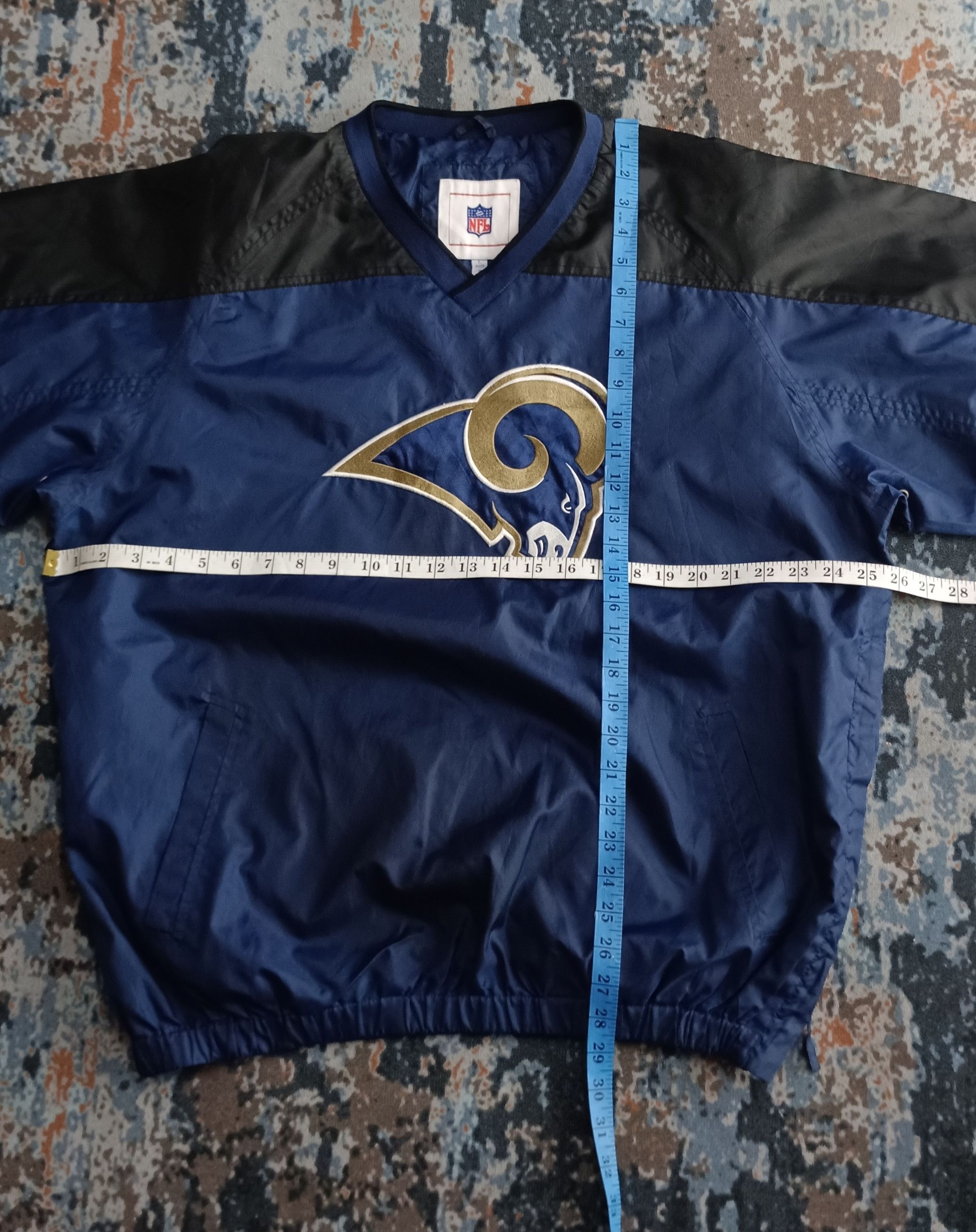 NFL NFL Saint Louis Rams Men Pullover Windbreaker Size US L / EU 52-54 / 3 - 15 Thumbnail