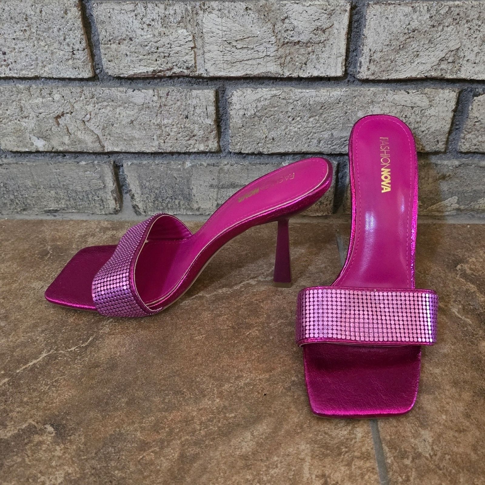 Other Pink | FASHION NOVA | Kitten Heels Size US 7.5 / IT 37.5 - 1 Thumbnail