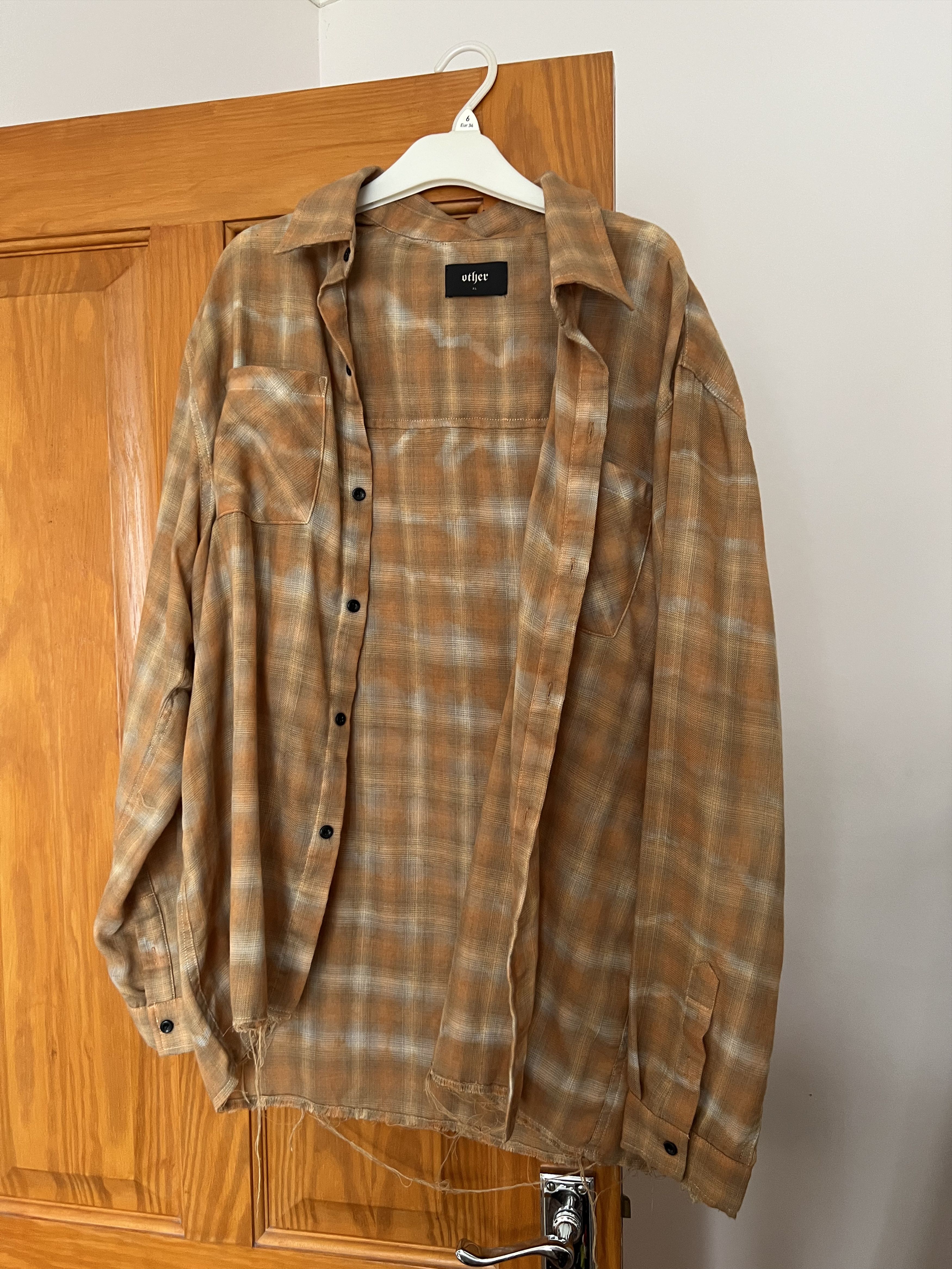 Other Tan Distressed Flannel Size US XL / EU 56 / 4 - 3 Thumbnail
