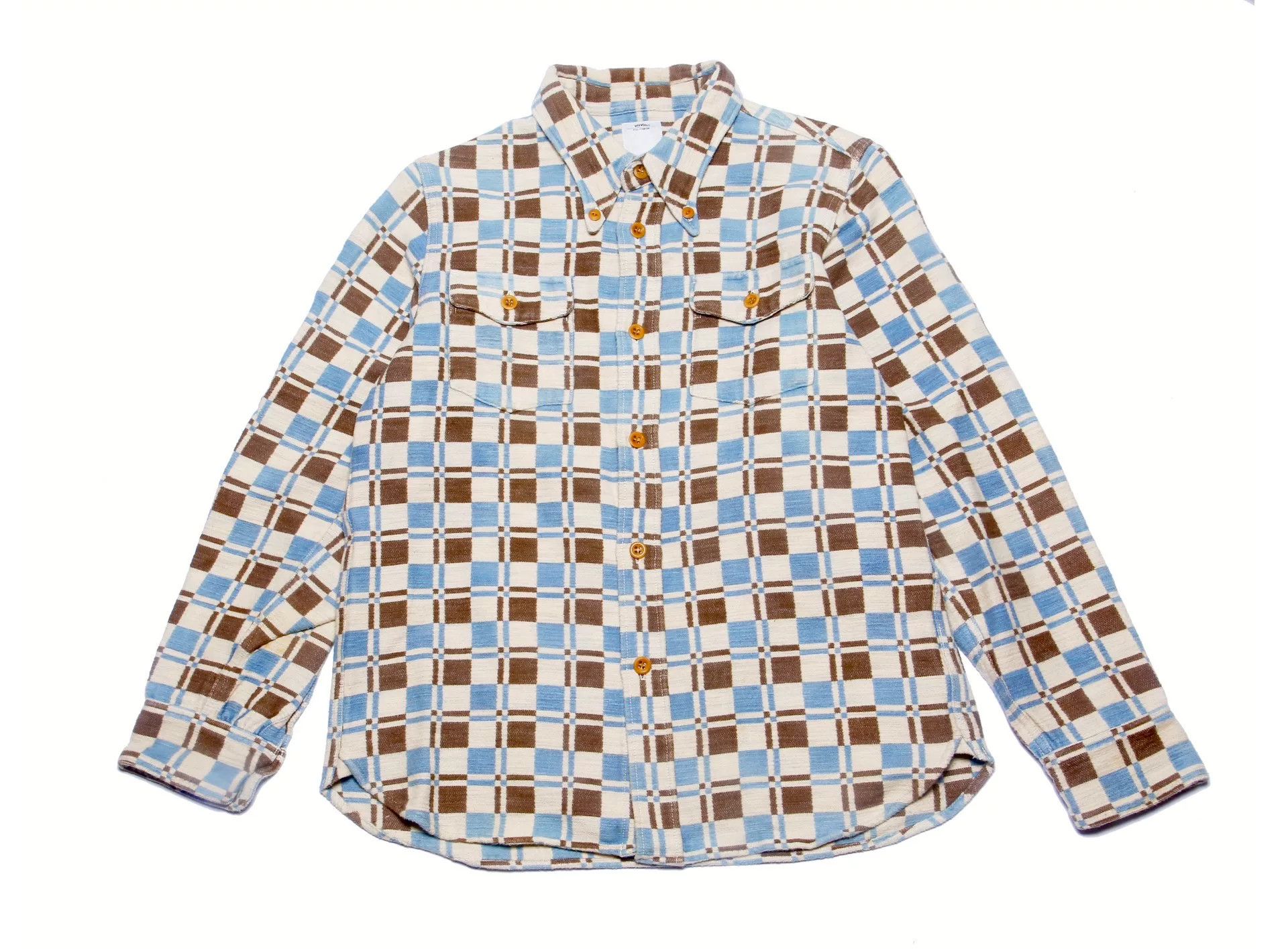 Visvim Visvim 16AW Wally Indigo Check Shirt Size US M / EU 48-50 / 2 - 1 Thumbnail