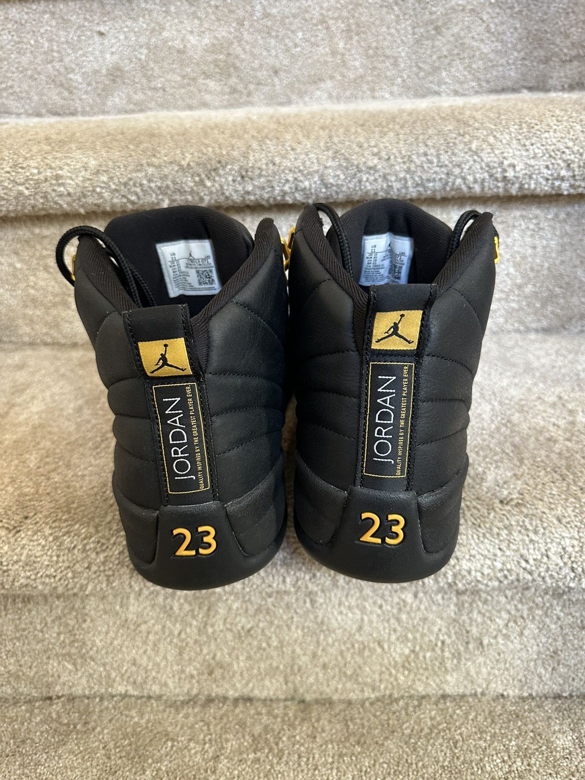 Jordan Brand Air Jordan 12 Retro ‘Black Taxi’ Size US 11 / EU 44 - 2 Thumbnail
