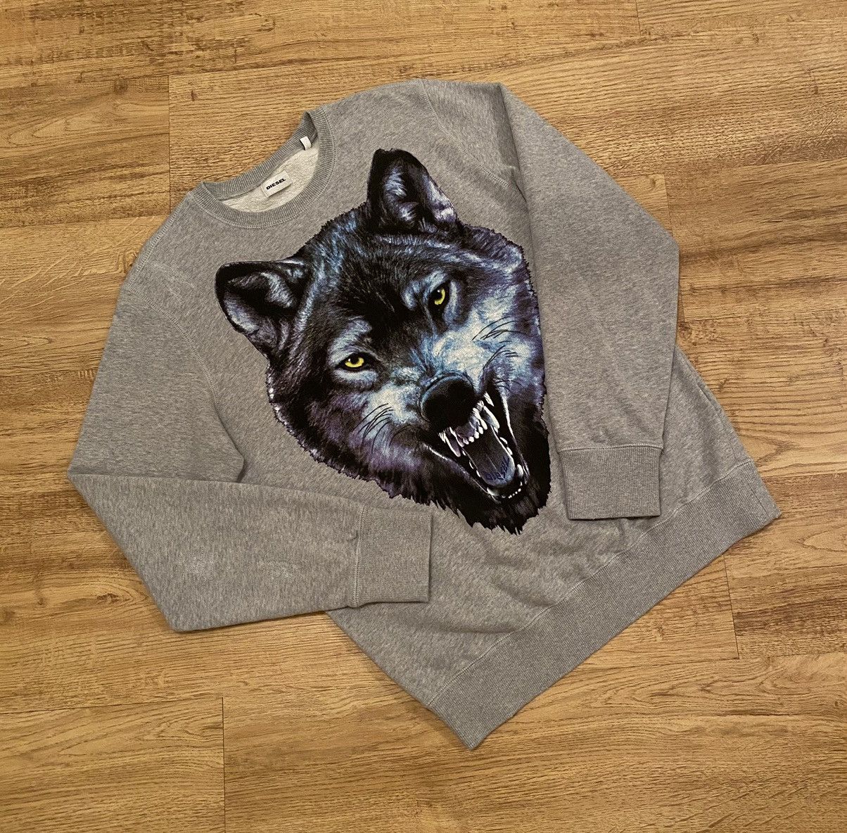 Diesel Diesel Big Logo Wolf Sweatshirt Size US L / EU 52-54 / 3 - 1 Thumbnail