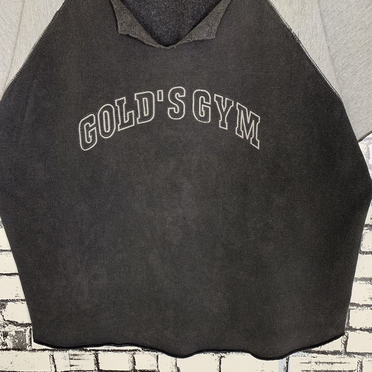 Vintage Vintage Gold Gym Workout Sweatshirt Size US L / EU 52-54 / 3 - 3 Thumbnail