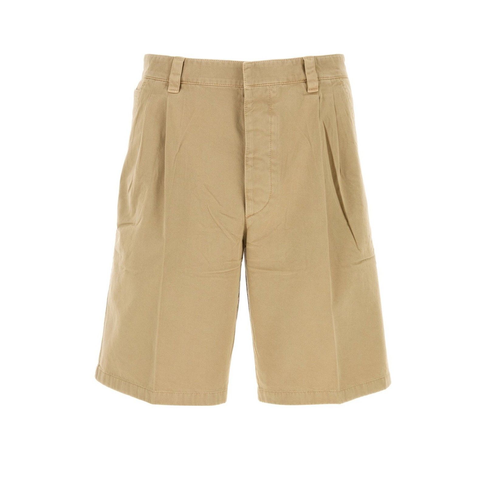 Prada PRADA Beige Gabardine Bermuda Shorts New & Authentic (Men's Size US 36 / EU 52 - 1 Thumbnail