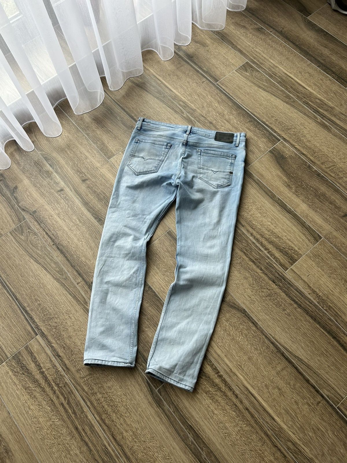 Diesel Black Gold Diesel light denim distressed jeans mens rare drip y2k Size US 36 / EU 52 - 2 Thumbnail