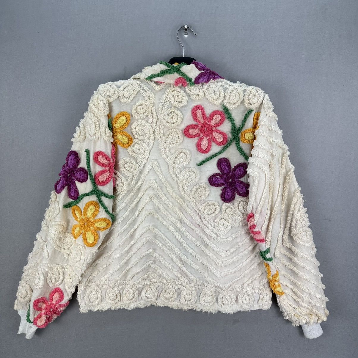American Apparel Vintage 80's Damze San Diego Embroidered Zipper Jacket Size US S / EU 44-46 / 1 - 4 Thumbnail
