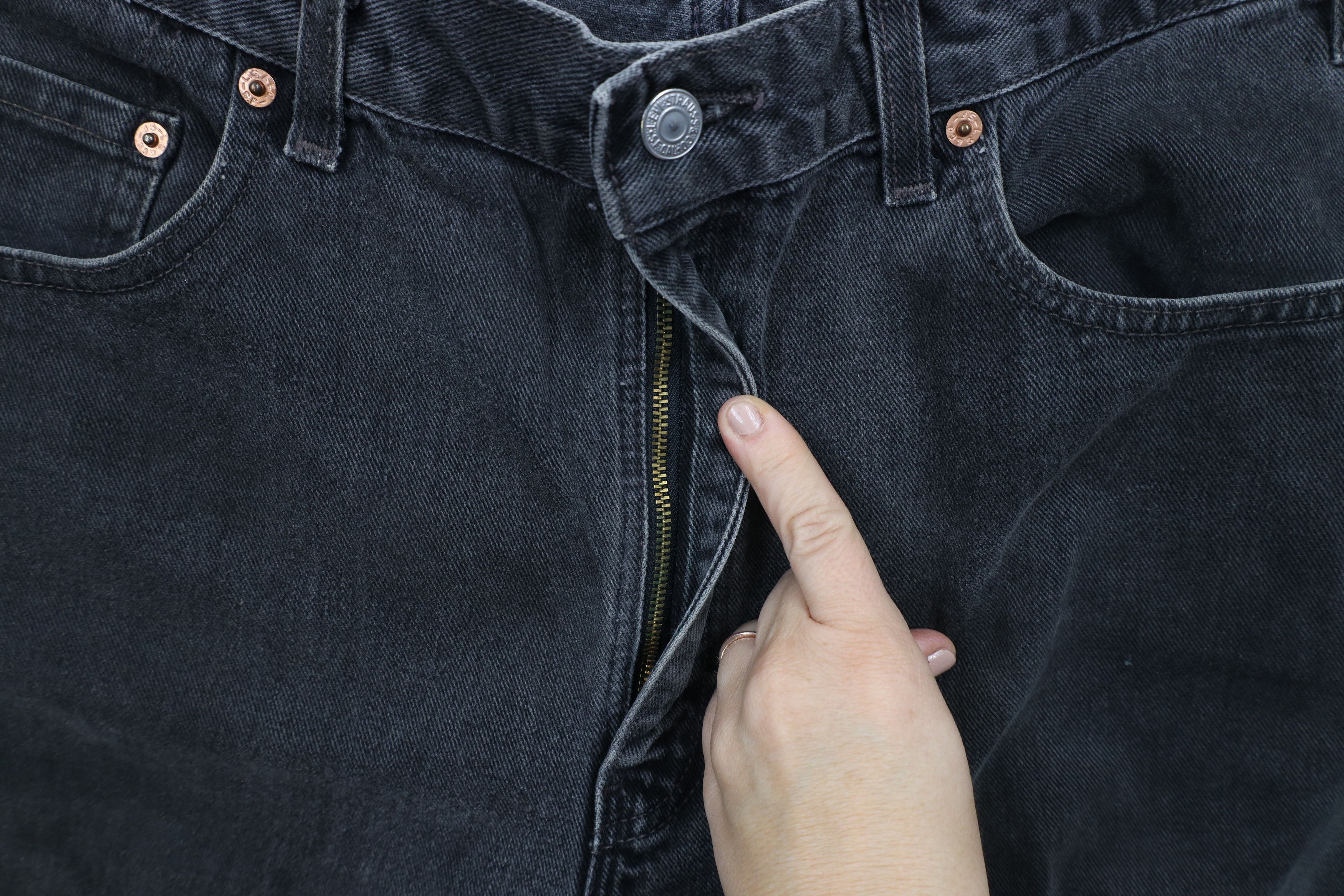 Levi's × Vintage Vintage Y2K 2001 Levis 505 Fit Straight Leg Jeans Black USA Size US 36 / EU 52 - 5 Thumbnail