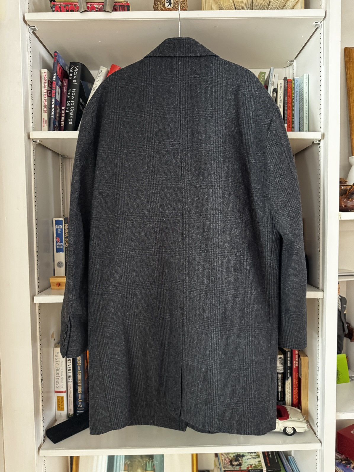 Native Youth Native Youth Wool Prince of Wales Plais Overcoat Size US L / EU 52-54 / 3 - 2 Thumbnail
