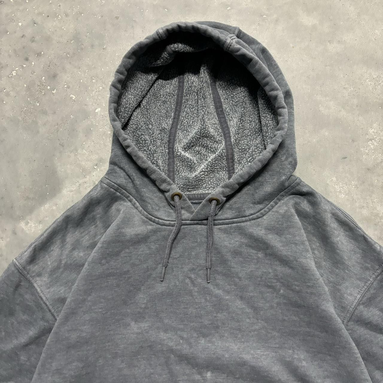 Carhartt × Vintage Crazy Vintage Y2K/2000s Faded Grey Carhartt Workwear Essential Hoodie! Size US XXL / EU 58 / 5 - 2 Thumbnail
