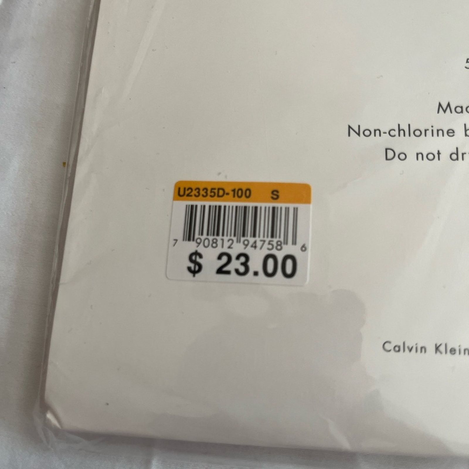 Calvin Klein Calvin Klein Shirt 1pc Cotton Stretch Muscle White Sz S NWT Size US S / EU 44-46 / 1 - 3 Thumbnail