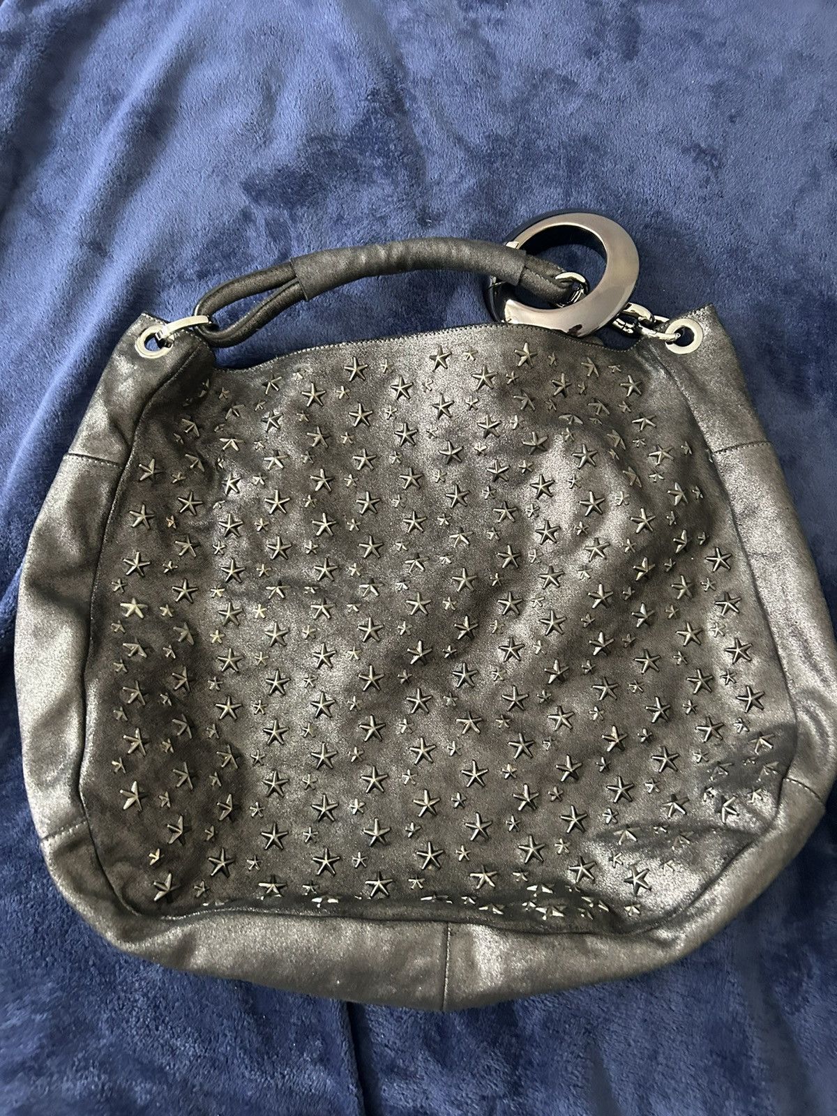 Jimmy Choo jimmy choo silver star metallic suede leather bag Size ONE SIZE - 2 Thumbnail