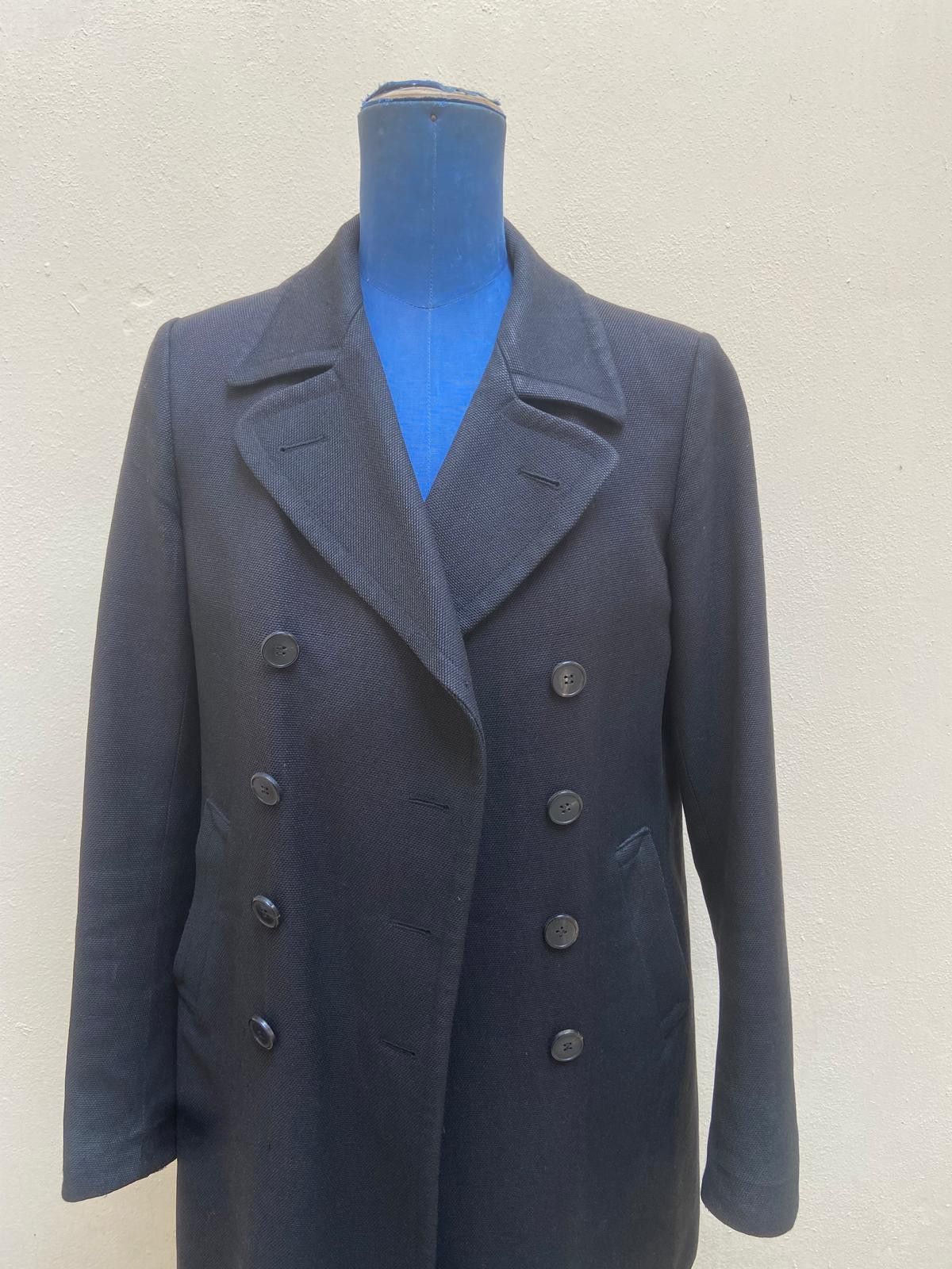 Dries Van Noten Dries Van Noten - Black mens Coat Size US M / EU 48-50 / 2 - 1 Thumbnail