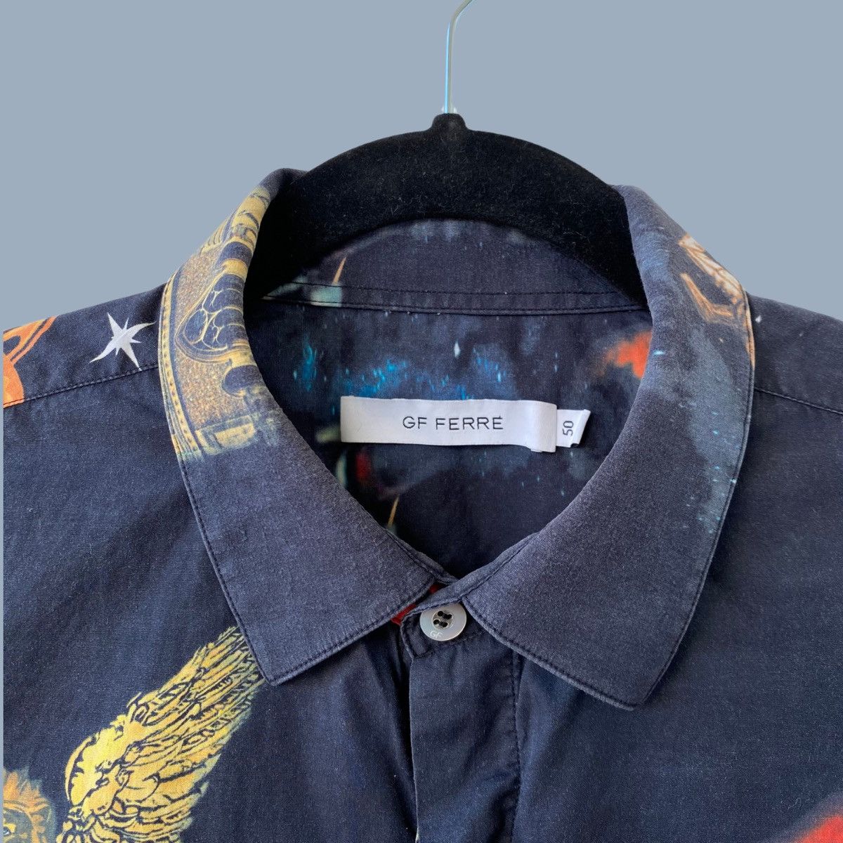 GF Ferre × Gianfranco Ferre Rare vintage Graphic polo Size XL / US 12-14 / IT 48-50 - 4 Thumbnail