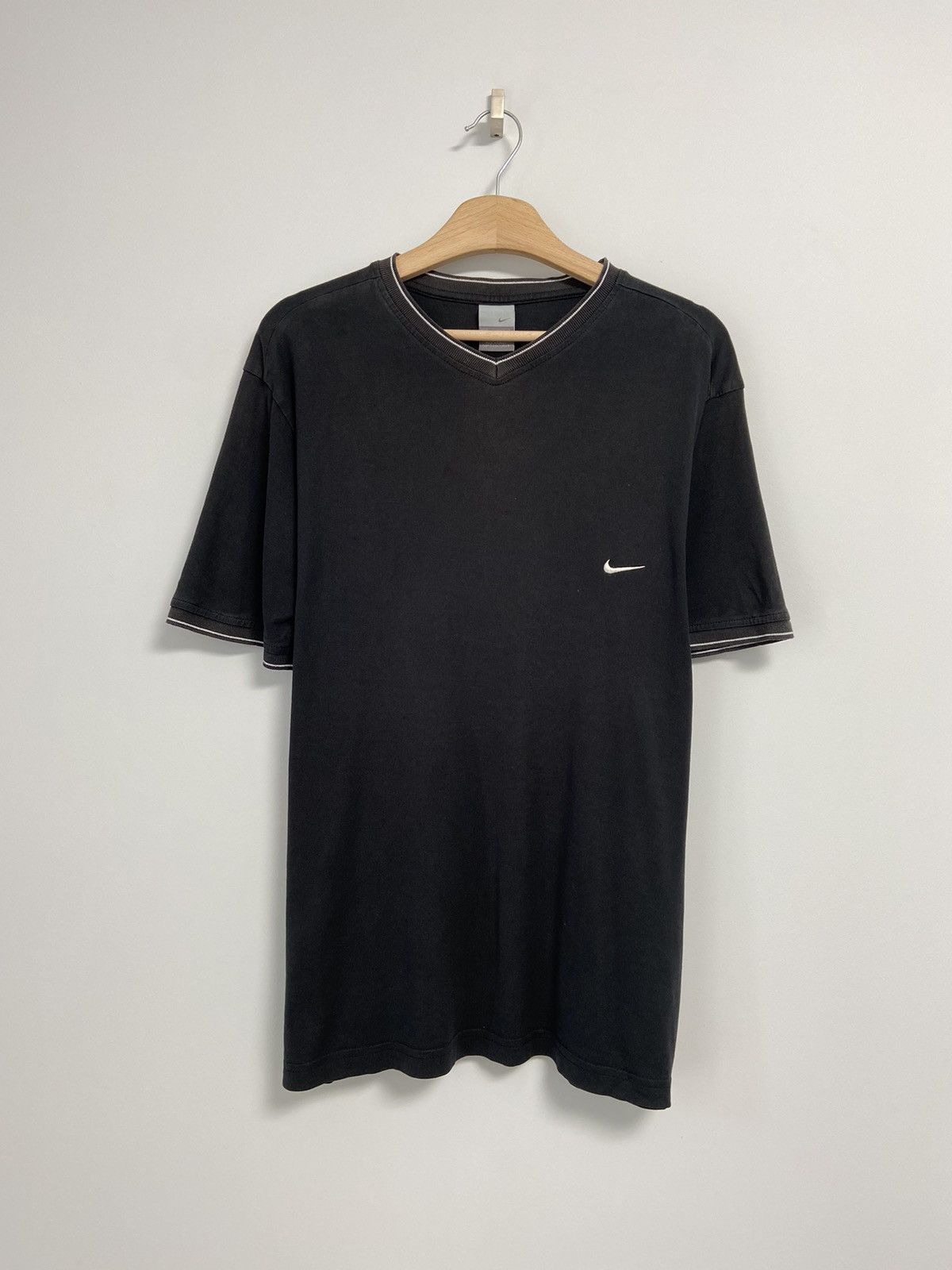 Nike × Vintage Nike Vintage Shirt Swoosh Logo 90’s Style y2k Size US L / EU 52-54 / 3 - 1 Thumbnail