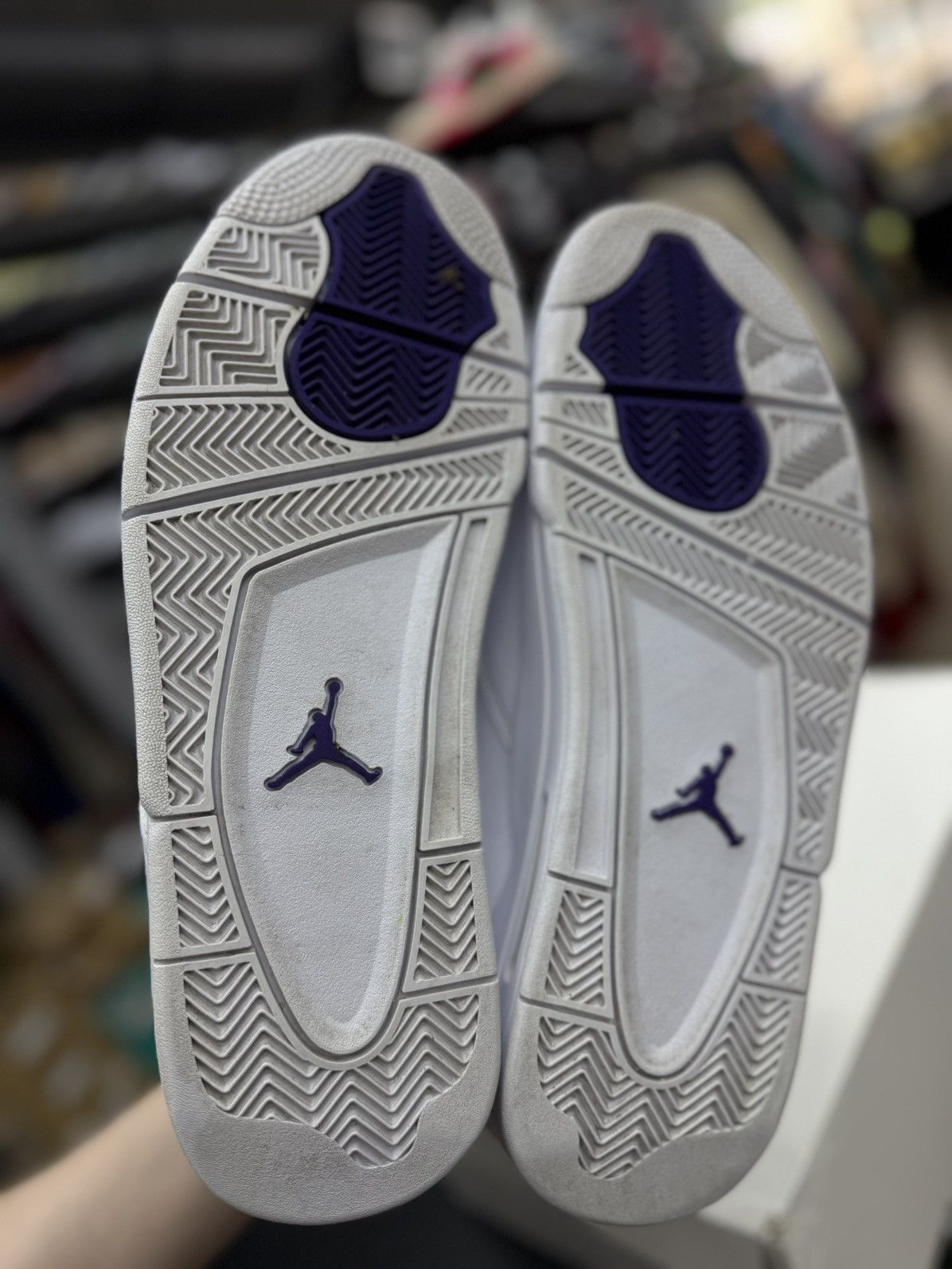 Jordan Brand Jordan 4 Metallic Purple Size 12 (CT8527-115) Size US 12 / EU 45 - 16 Thumbnail