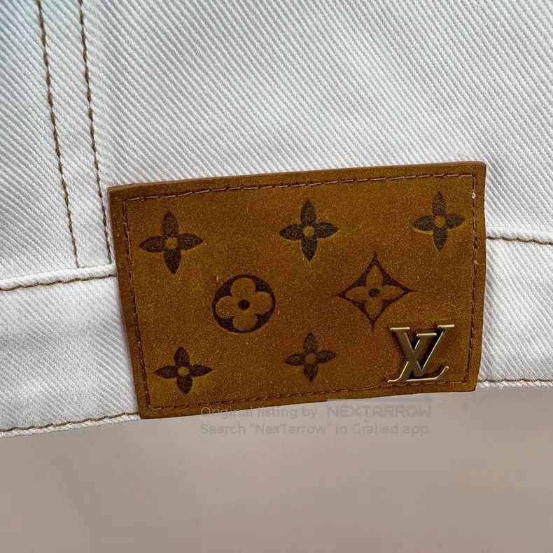 Louis Vuitton Louis Vuitton Ink-splashing logo rendering denim jacket Size US L / EU 52-54 / 3 - 5 Thumbnail