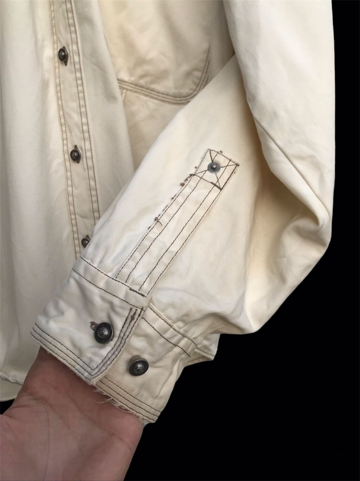 Marc Buchanan × Pelle Pelle × Vintage Vintage Pelle Pelle Sport USA by Marc Buchanan Thick Shirt Size US L / EU 52-54 / 3 - 11 Thumbnail