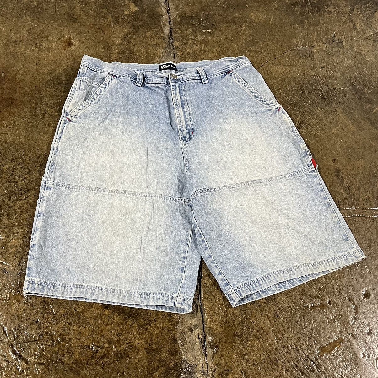 JNCO × Southpole × Vintage Vintage Y2K Baggy Faded Carpenter Jorts JNCO Skater Shorts Size US 38 / EU 54 - 5 Thumbnail