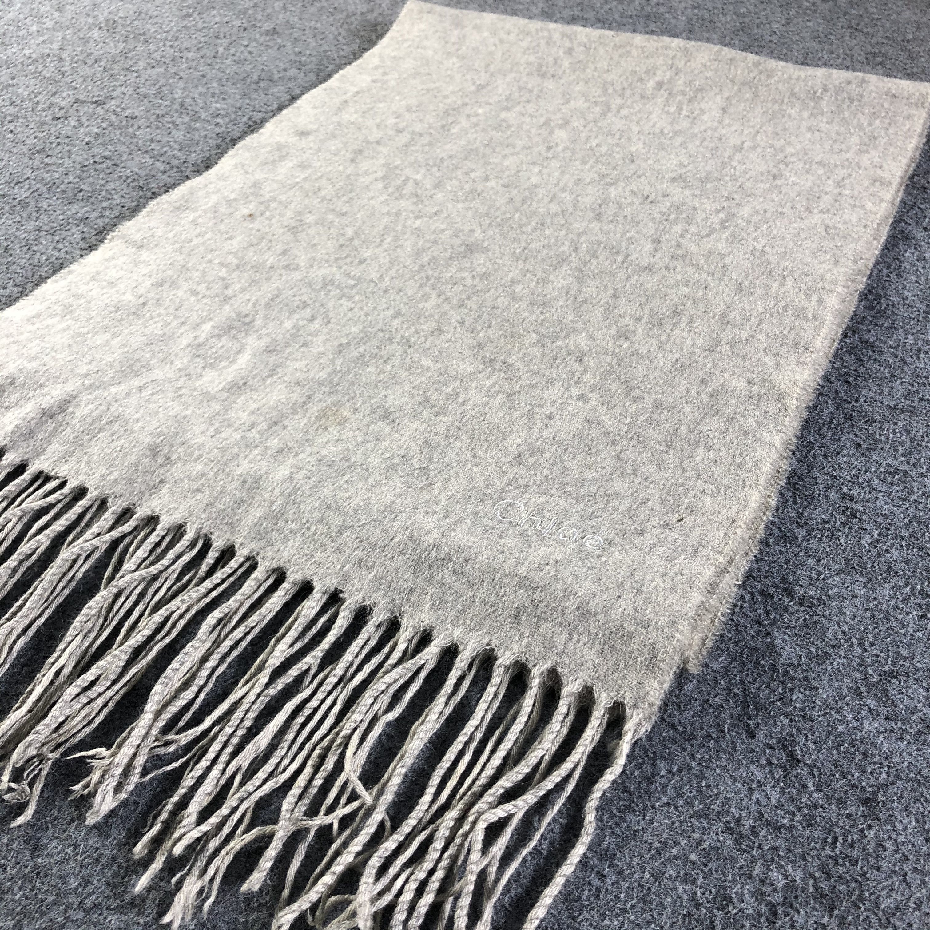 Chloe Chloe Cashmere Scarf / Muffler / Neckwear P141 Size ONE SIZE - 6 Thumbnail