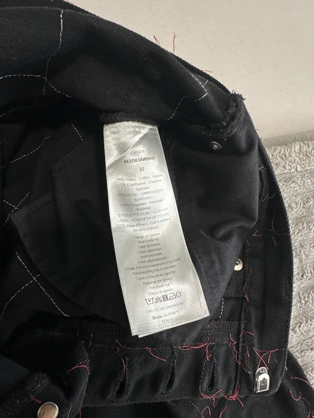 Dior Dior Homme SS2017 Exposed Stitch Denim Size US 32 / EU 48 - 17 Thumbnail
