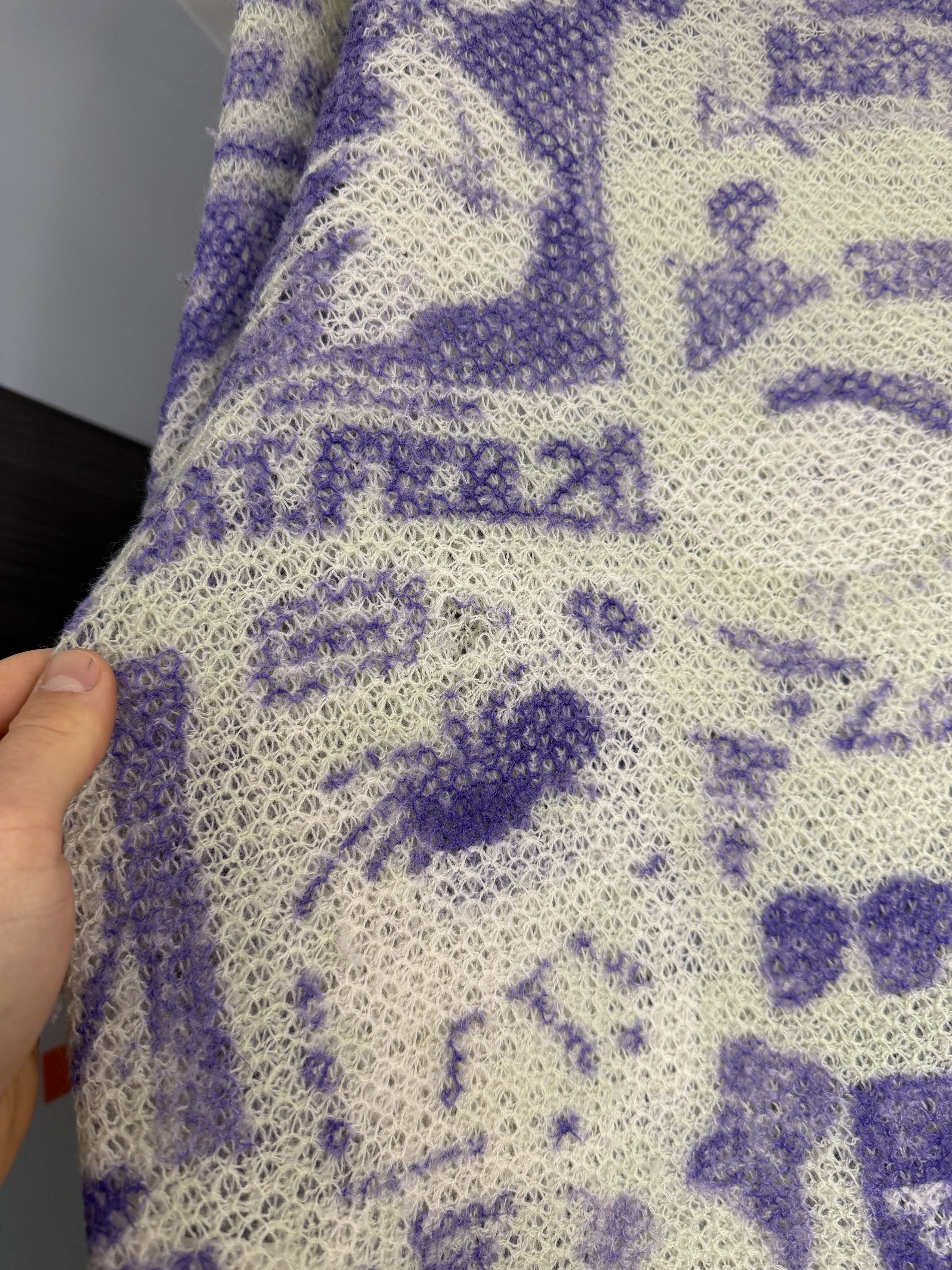 Acne Studios Acne Studios Rave Poster Scribble FW19 sweater Size US M / EU 48-50 / 2 - 7 Thumbnail