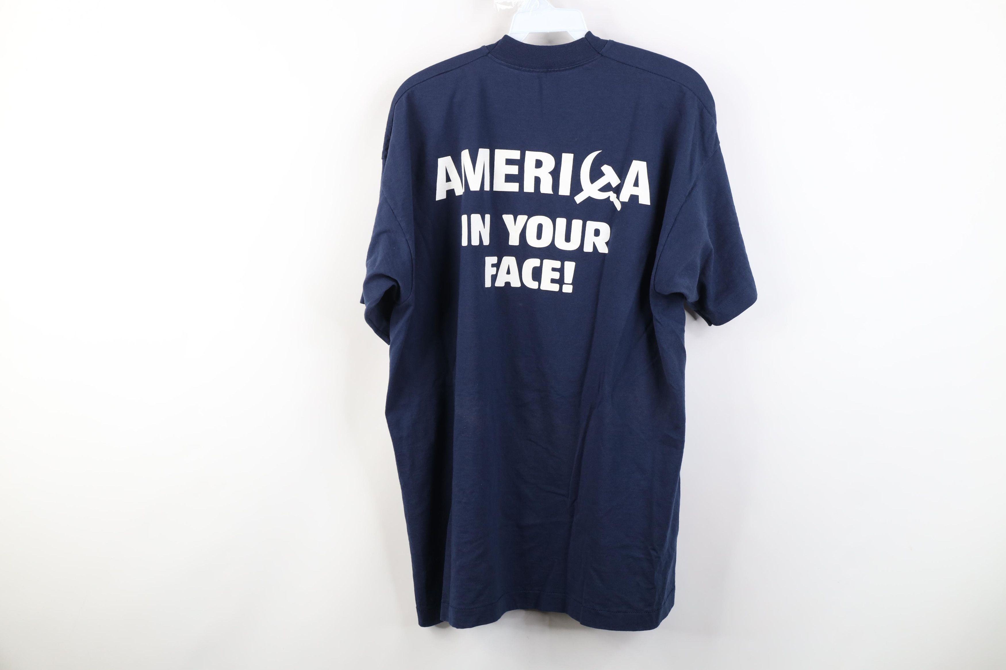 Vintage Vintage 90s Gun Bobnoxious Band Short Sleeve T-Shirt Blue Size US XL / EU 56 / 4 - 11 Thumbnail