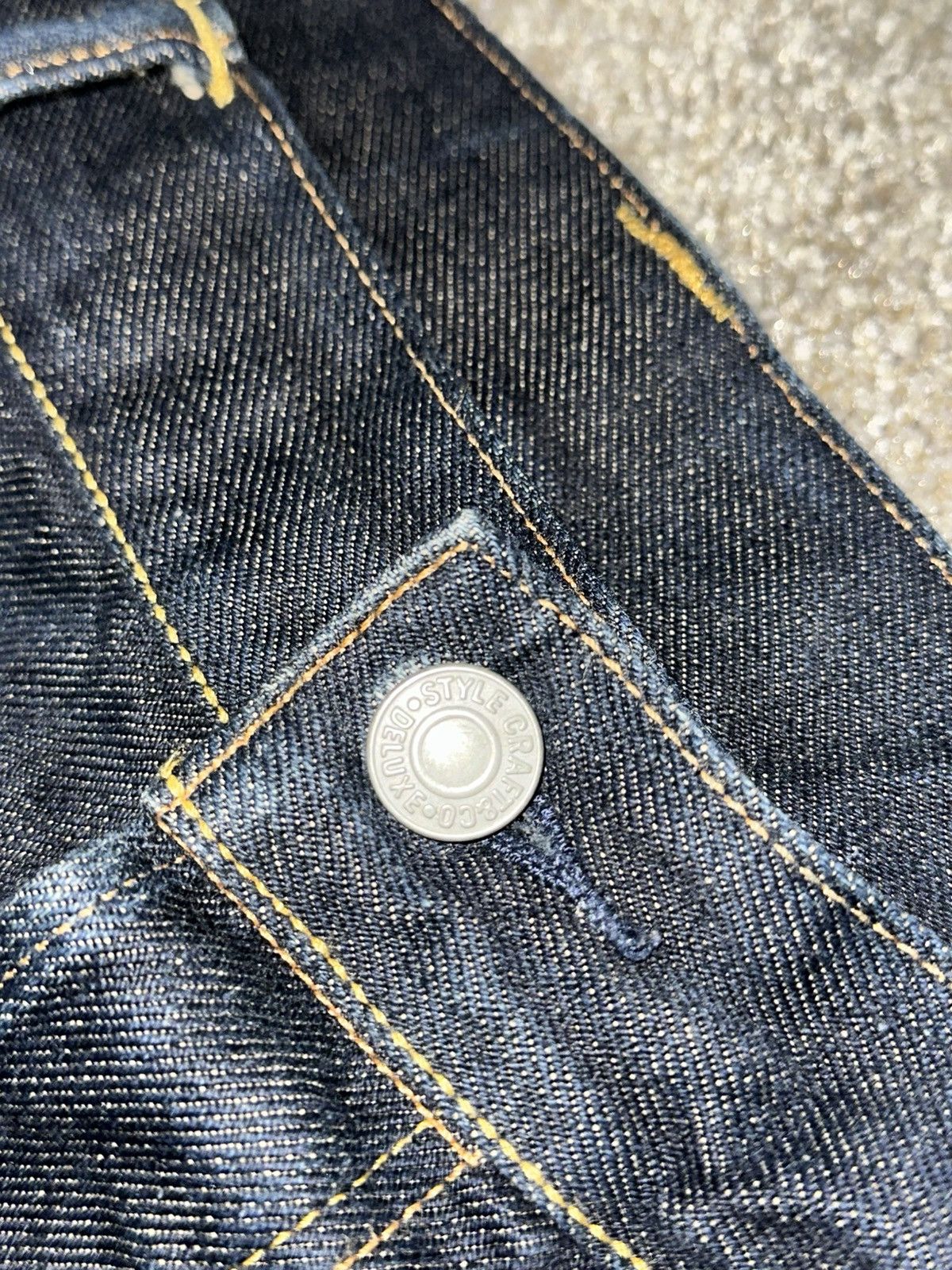 Evisu EVISU JEANS daicock big logo gold selvedge denim Japan Size US 34 / EU 50 - 6 Thumbnail