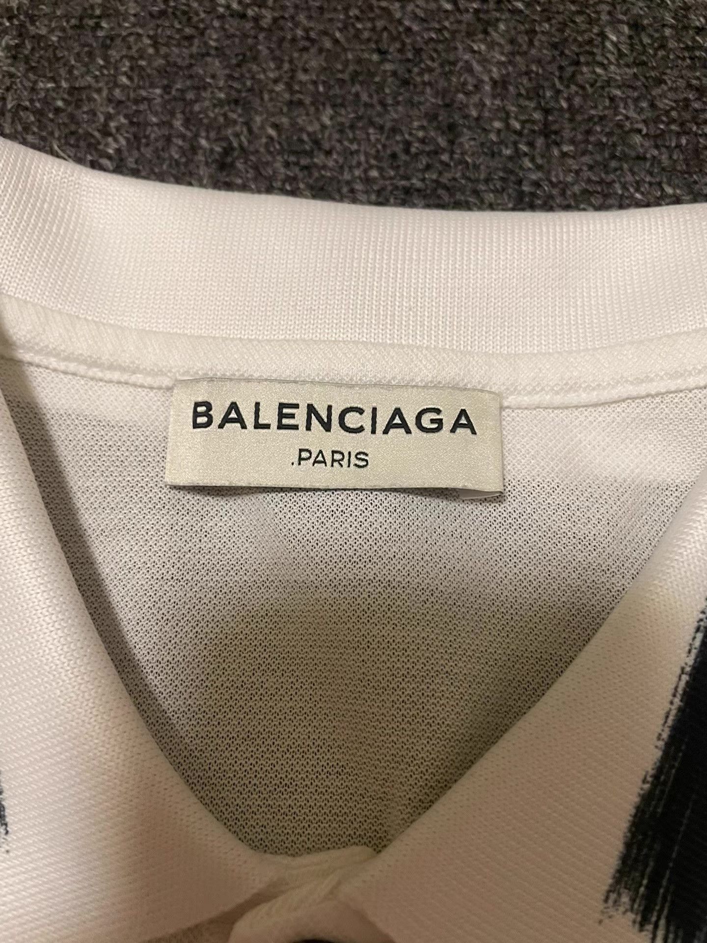 Balenciaga Balenciaga white longline polo T-shirt. Q4 Size US S / EU 44-46 / 1 - 3 Thumbnail